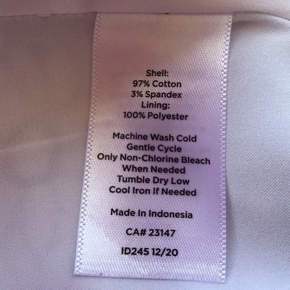 Talbots Floral Button Up Skirt Size 12P - Picture 5 of 5